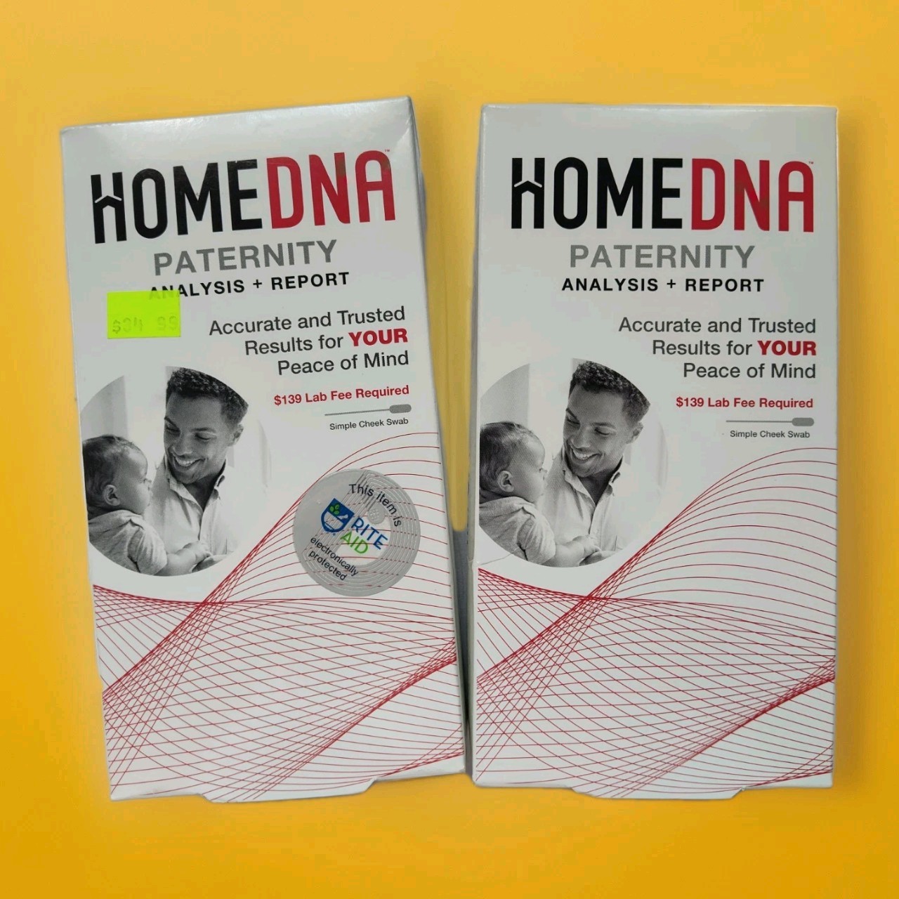 (2-Pack)🏵IdentiGene HomeDNA Paternity Analysis & Report Kit | LAB FEE REQUIRED