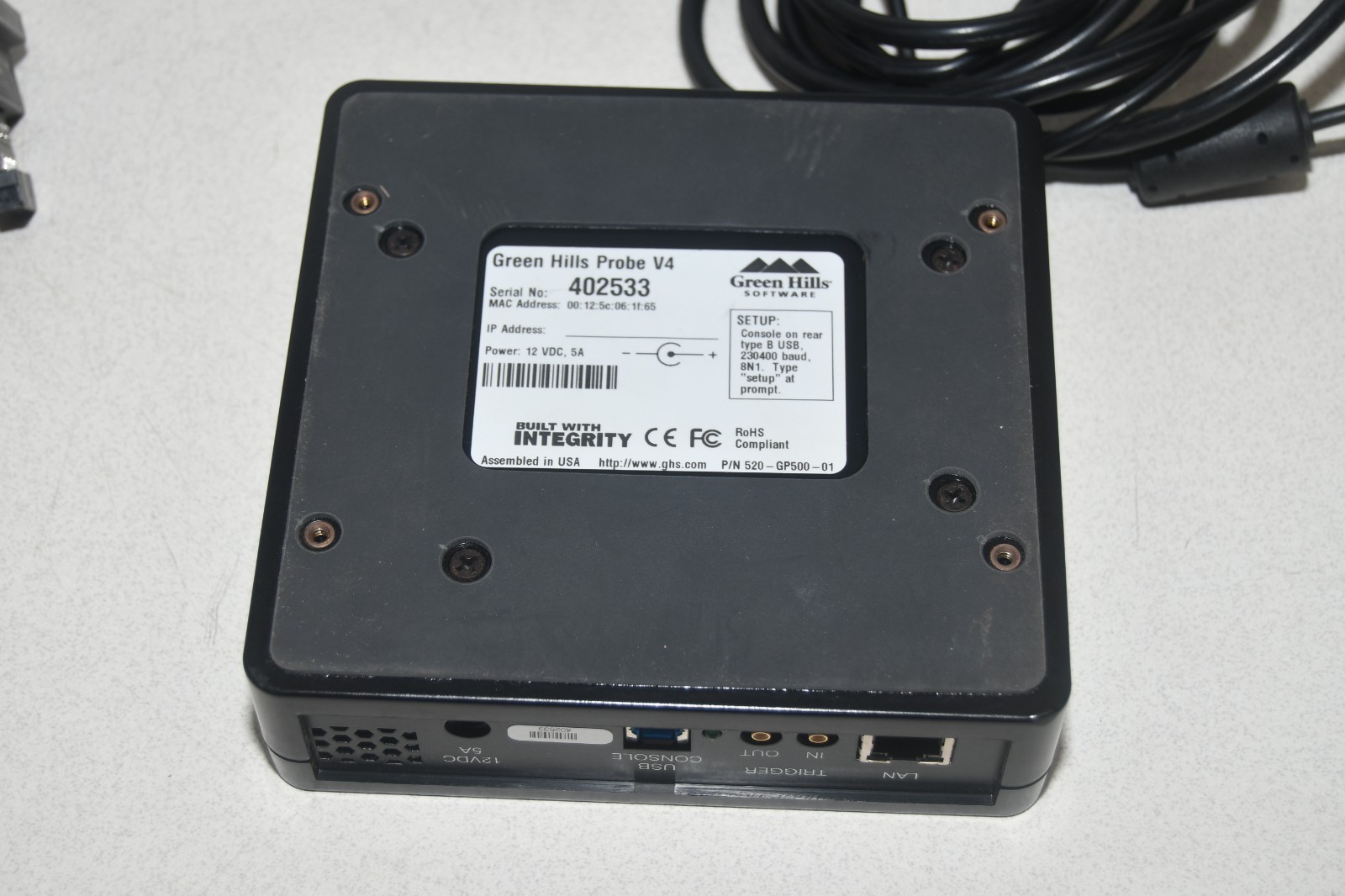 ^ Green Hills Probe 520-GP500-01 V4 Debug Device Module #X8478