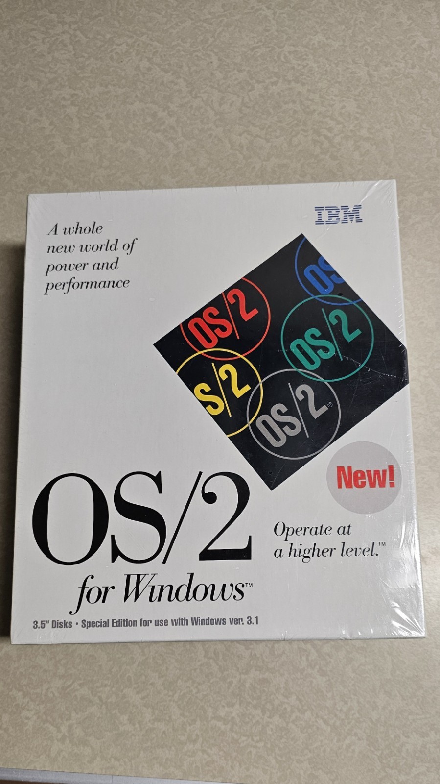 IBM OS/2 for Windows Version 3.1 on 3.5" Floppy Disks 1993 Special Edition New