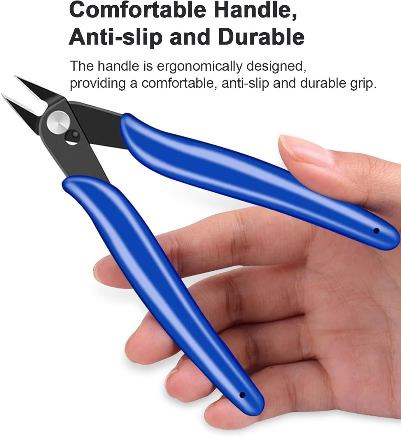 Flush Cutters, 2 PCS Micro Wire Cutters for Craft, Jewlery Making, Electronics,