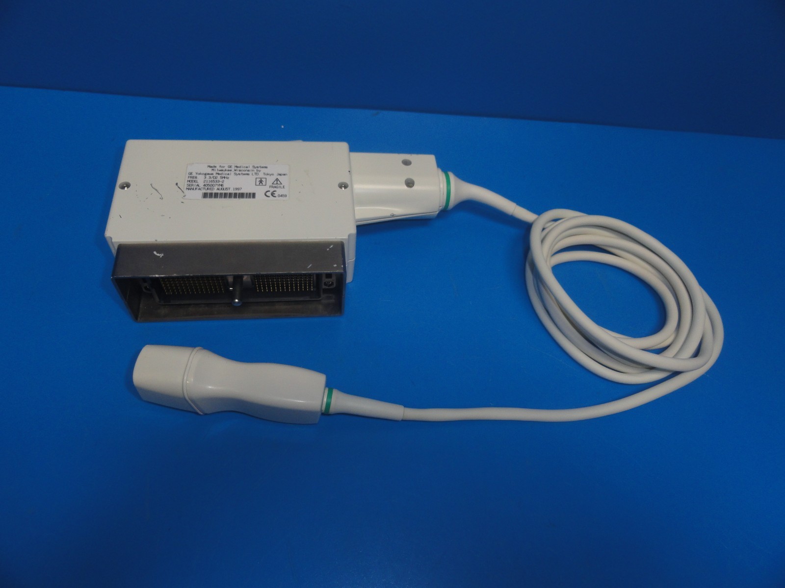 GE S317 3.3/D2.5 MHz Sector Ultrasound Probe – For Logiq 400 / 500 Series ~ 6486