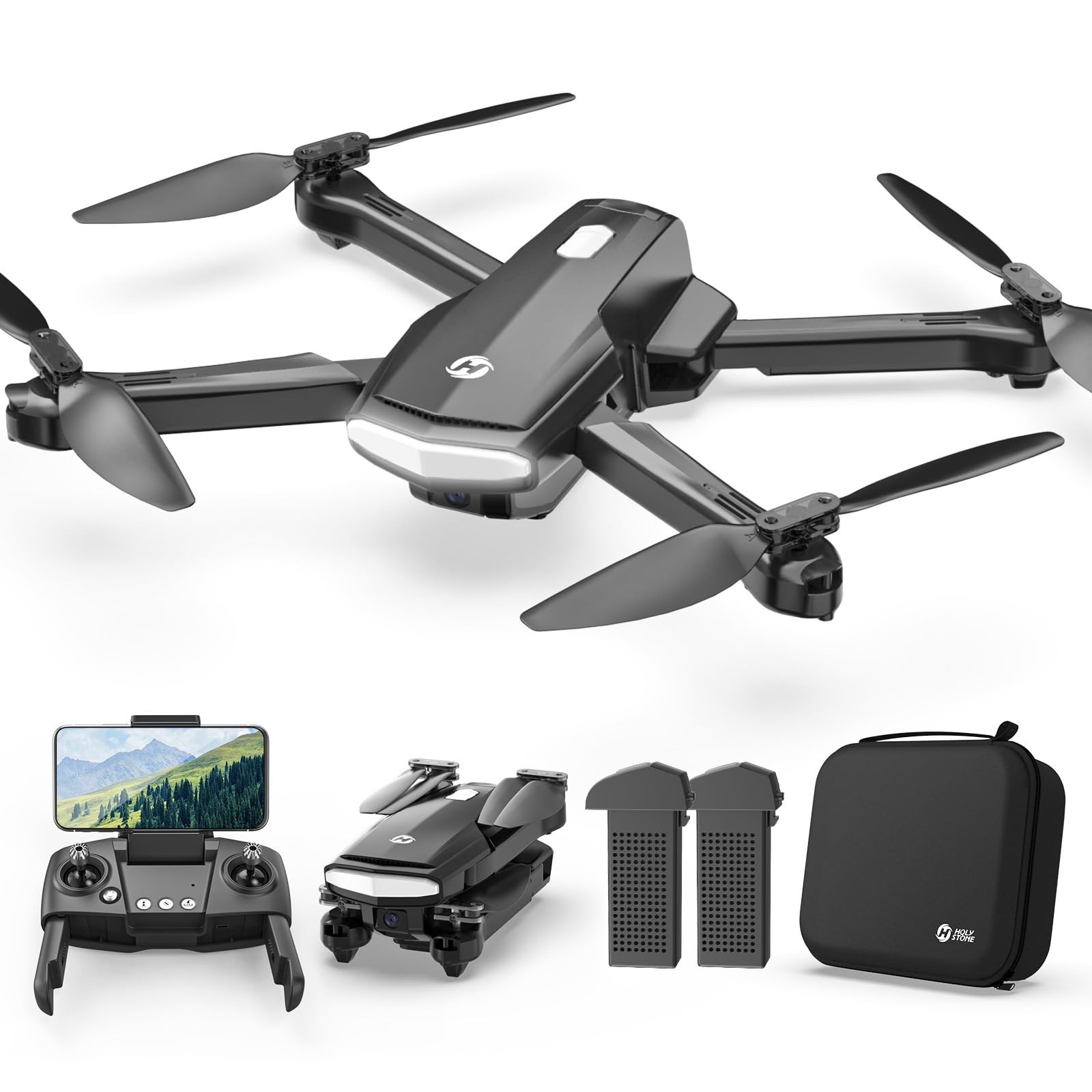 Holy Stone HS260 Drone Optical Flow 2 Batteries Japan Certified with Camera