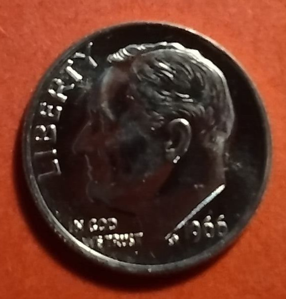 1966 *SPECIAL MINT SET* ROOSEVELT DIME - NICE COIN - L@@K AT PICTURES!!!!!