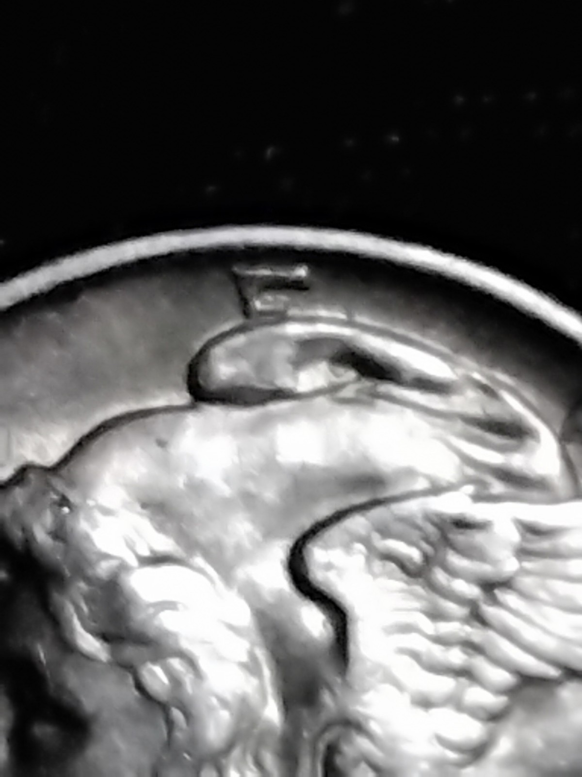 1944 S Mercury Dime Error "In Cod We Trust " Full Bands