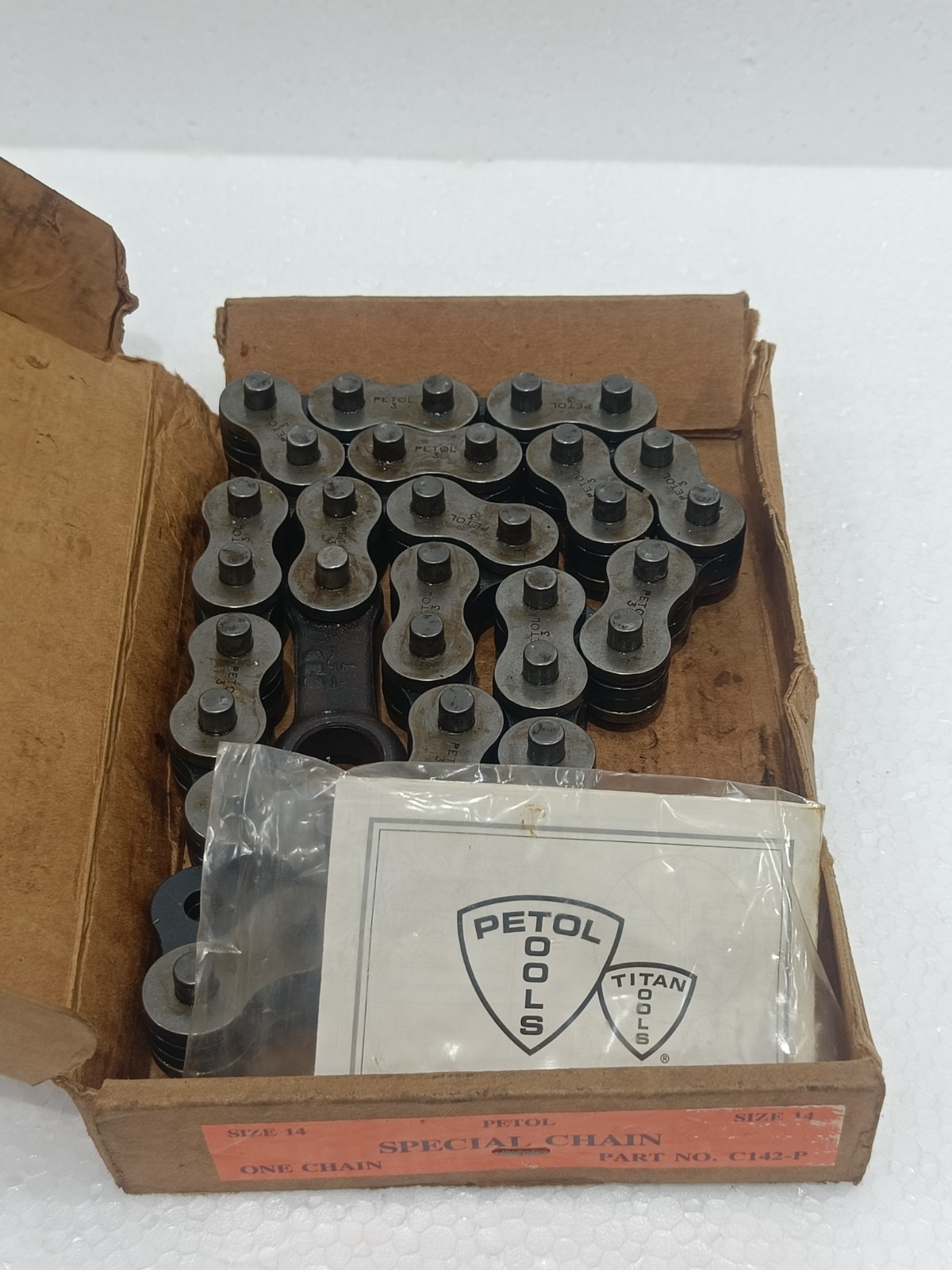 GEARENCH PETOL SPECIAL REPLACEMENT CHAIN FOR CHAIN TONG C142-P SIZE 14 FAST SHIP