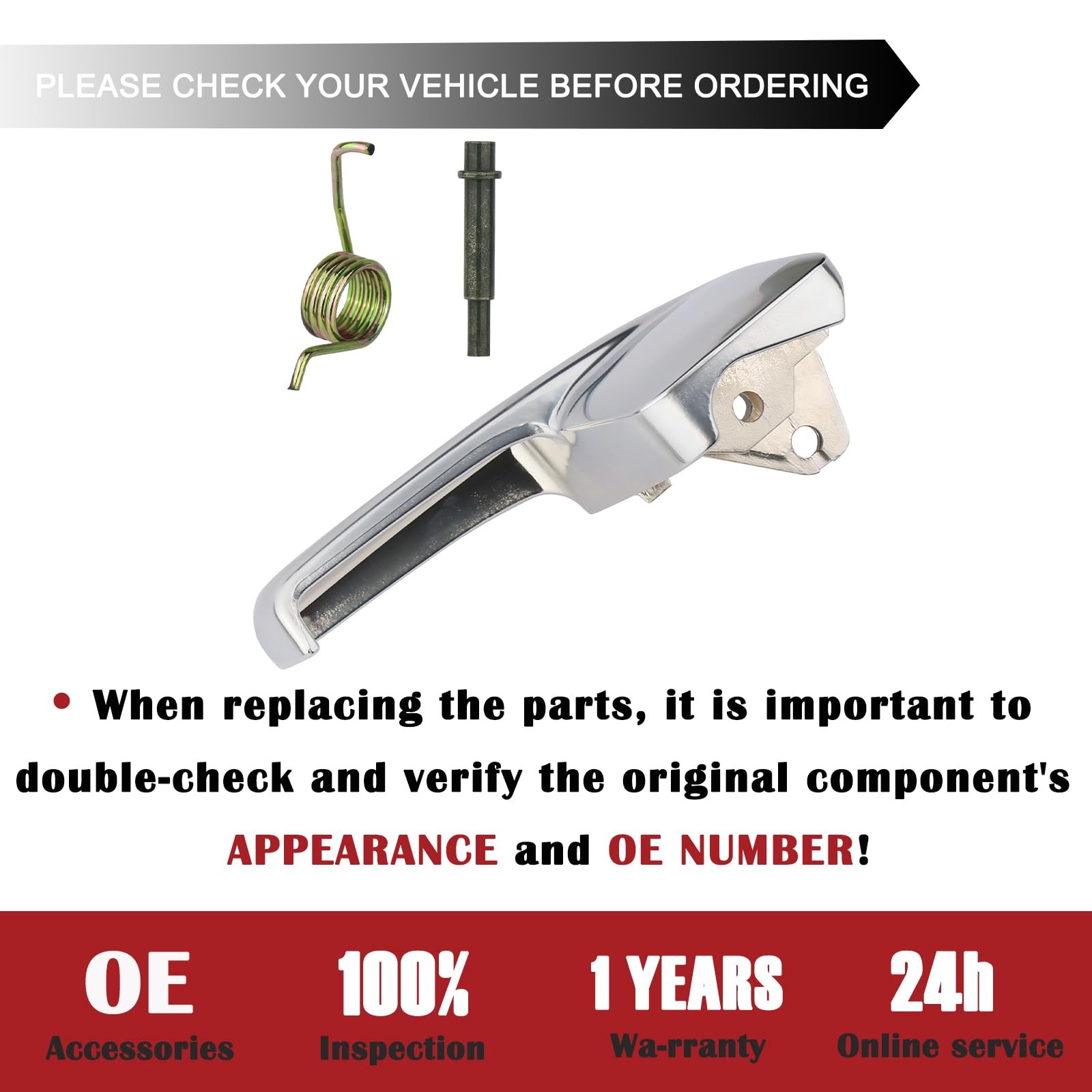 Interior Door Handle Left for 03-06 Ford Expedition