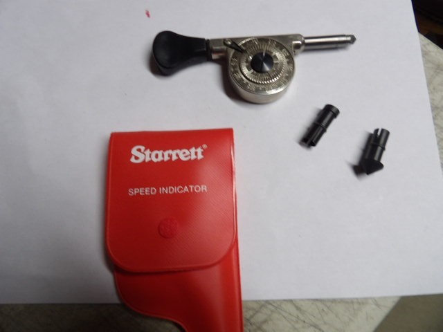 STARRETT  # 107 Speed Indicator RPM Indicator  W/Pouch   NOS