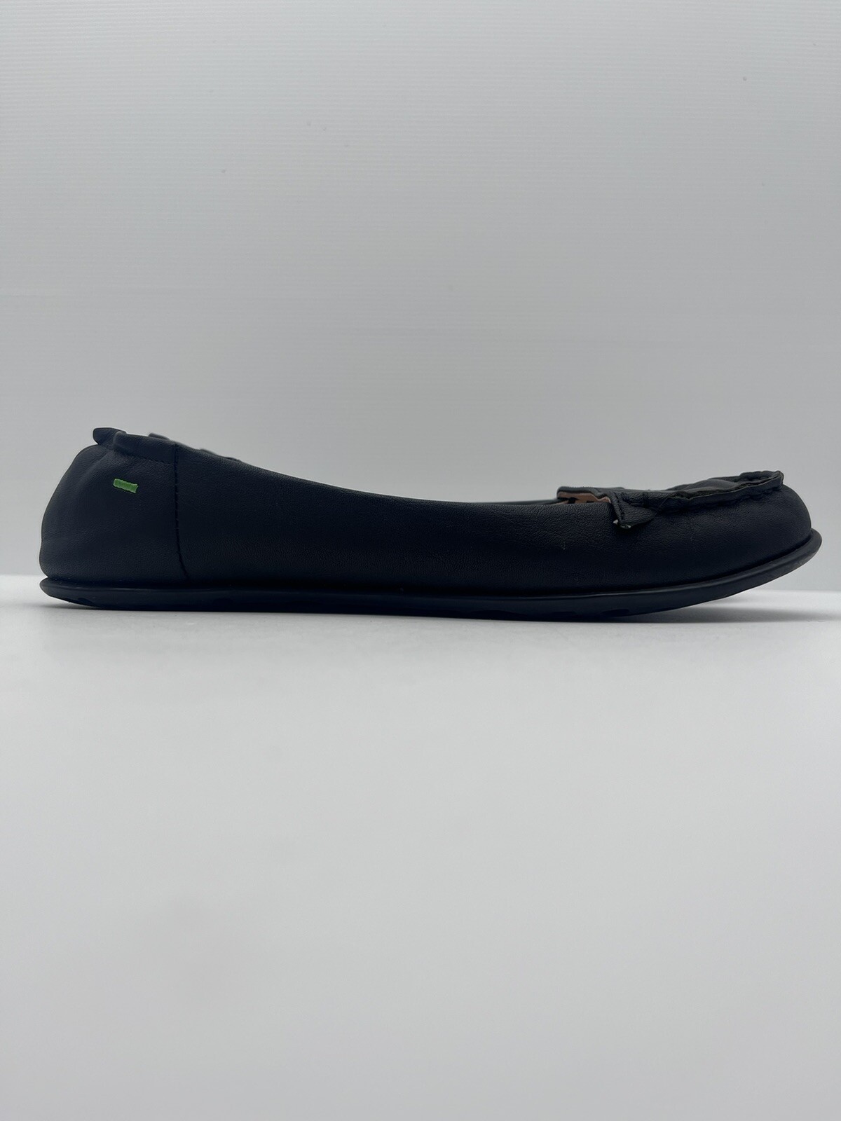 Womens Shoes Black Leather Flats Tera Plana Comfort Sole EUR 39 US 8 Narrow Fit