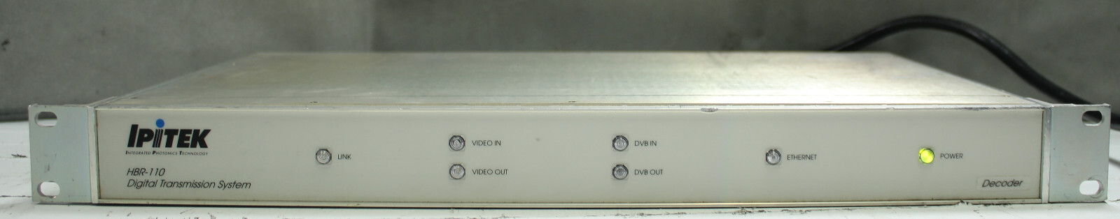 Ipitek HBR110 Digital Transmission System HBR-110-BB-DE-SR0-ST-AC-C 03-6200-0201