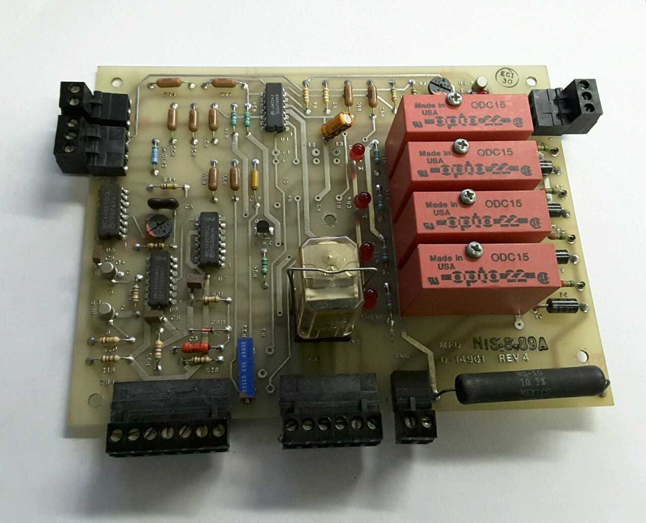 ALBANY D-14901 MFD NIS-8-89A  REV. 4 CIRCUIT BOARD