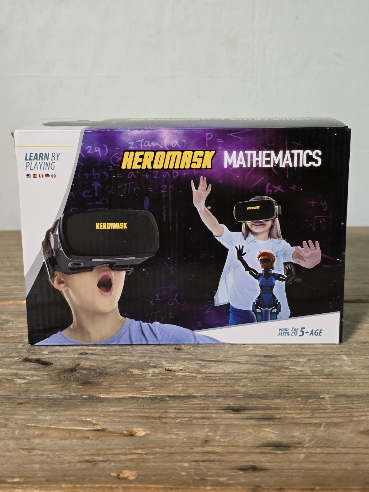 VR Headset + Math Games [Multiplication Subtraction etc] Virtual Mathematics