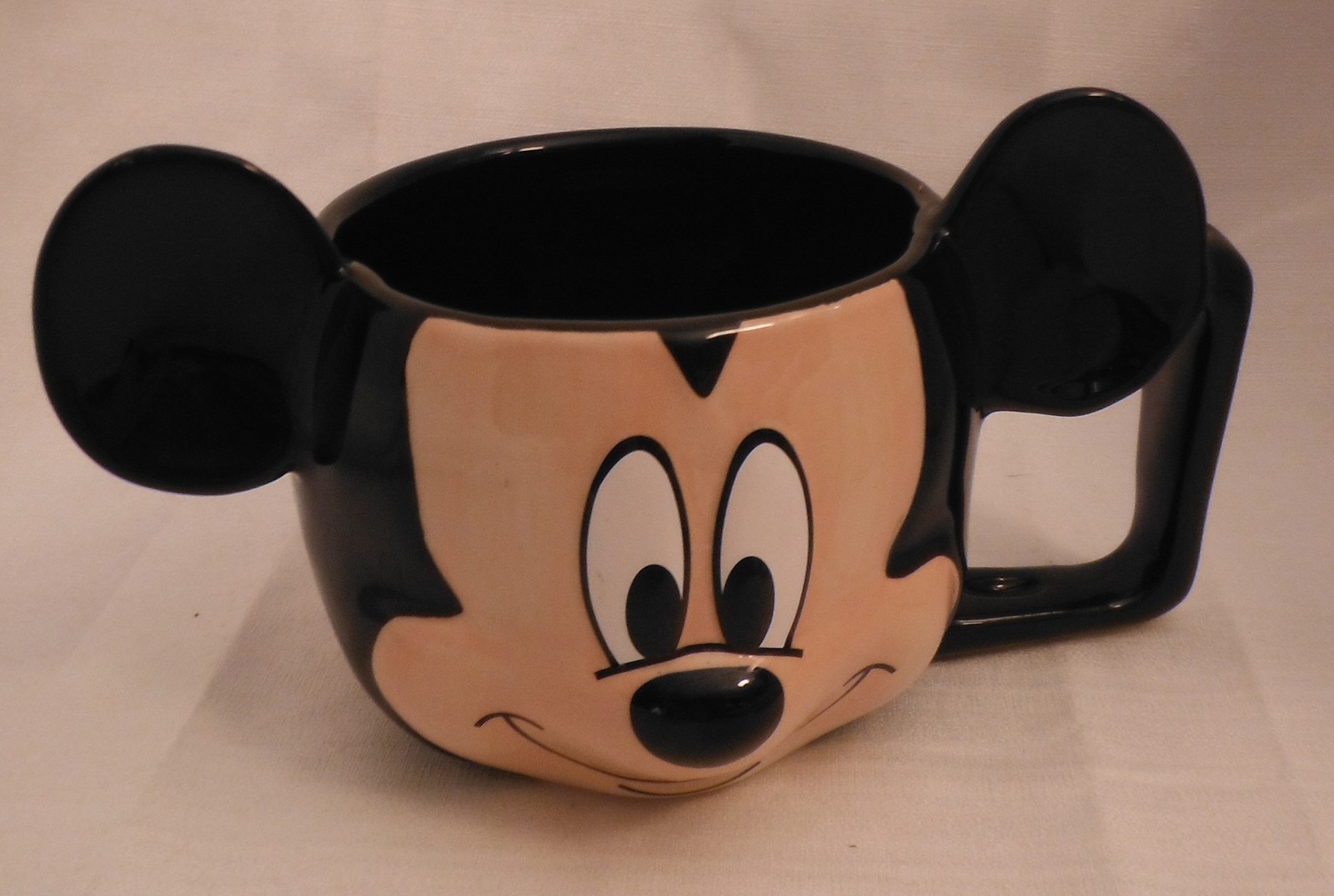 Disney Mickey Mouse Mug 3D Dimensional Surface Discontinued