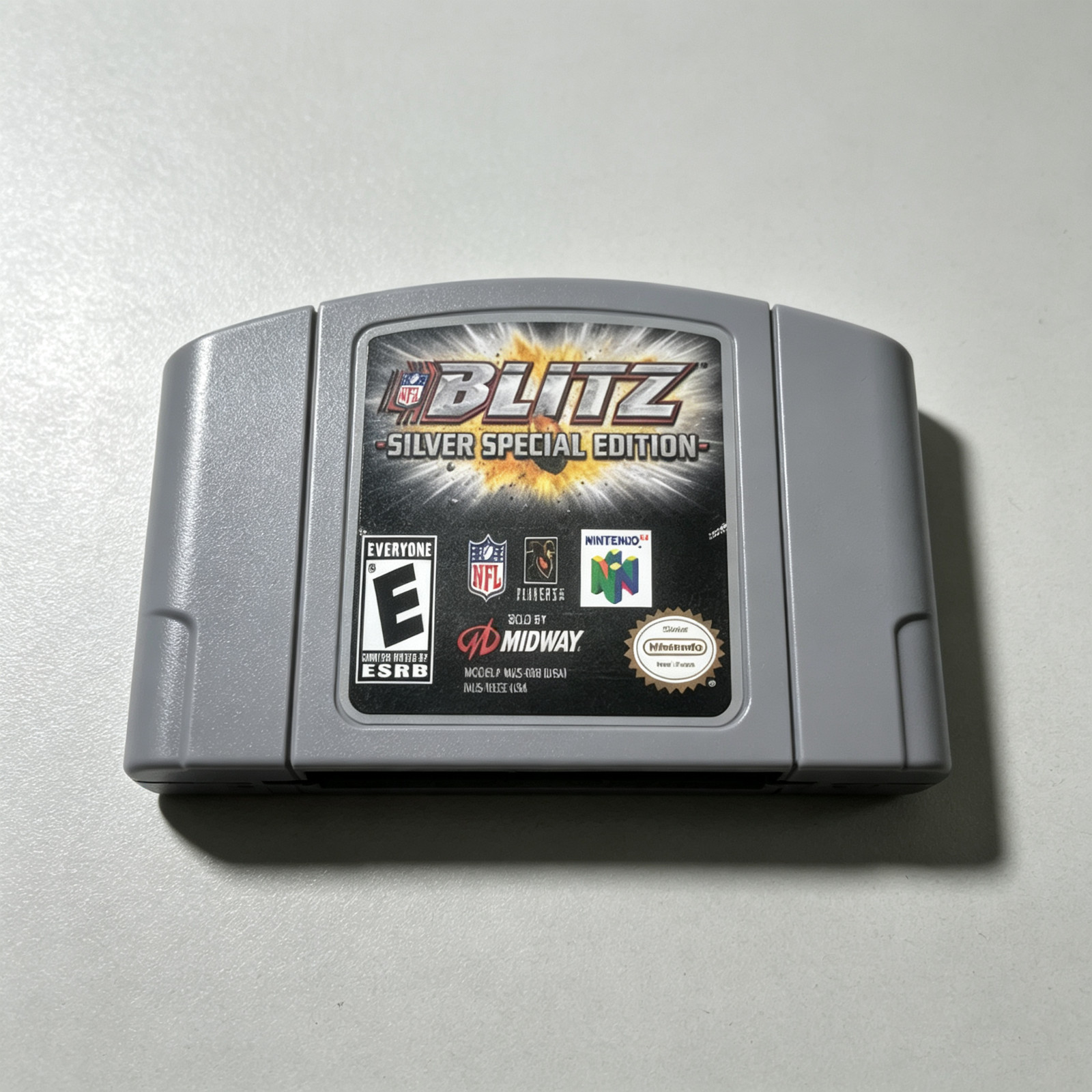 N64 Video Games NFL Blitz Silver Special Edition