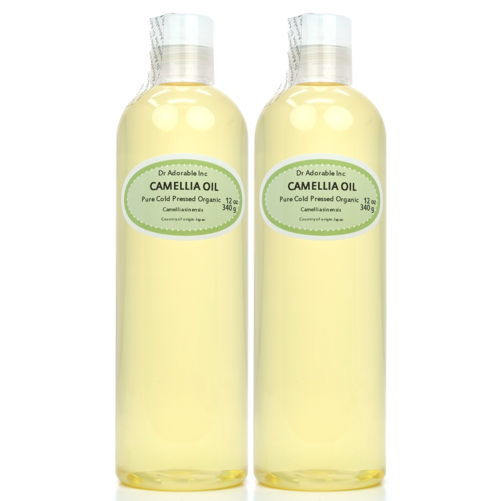 CAMELLIA SEED OIL PURE ORGANIC COLD PRESSED  Dr.Adorable inc *FREE S&H!*