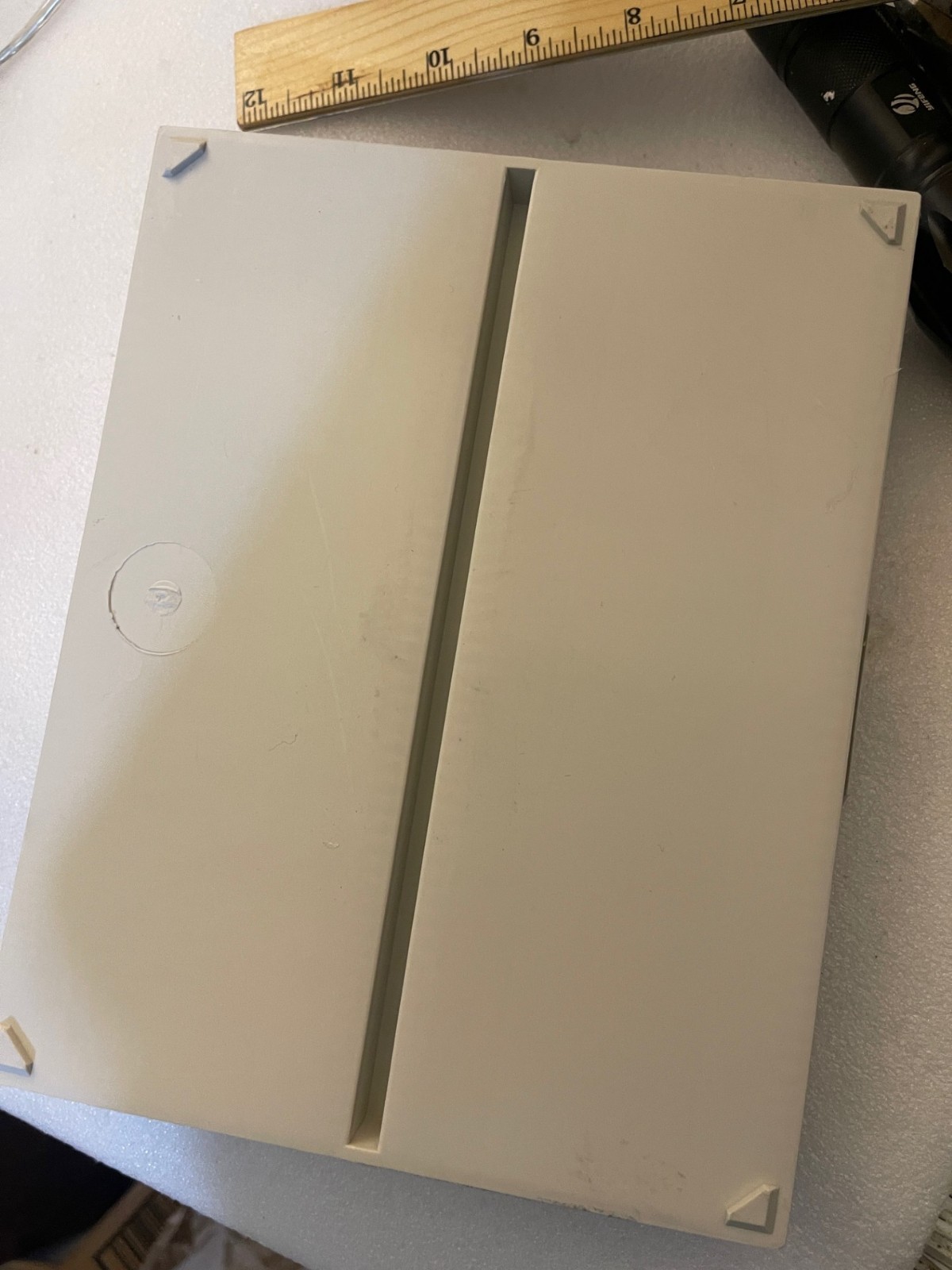 Gray 100-Place Microscope Slide Storage Box (L7