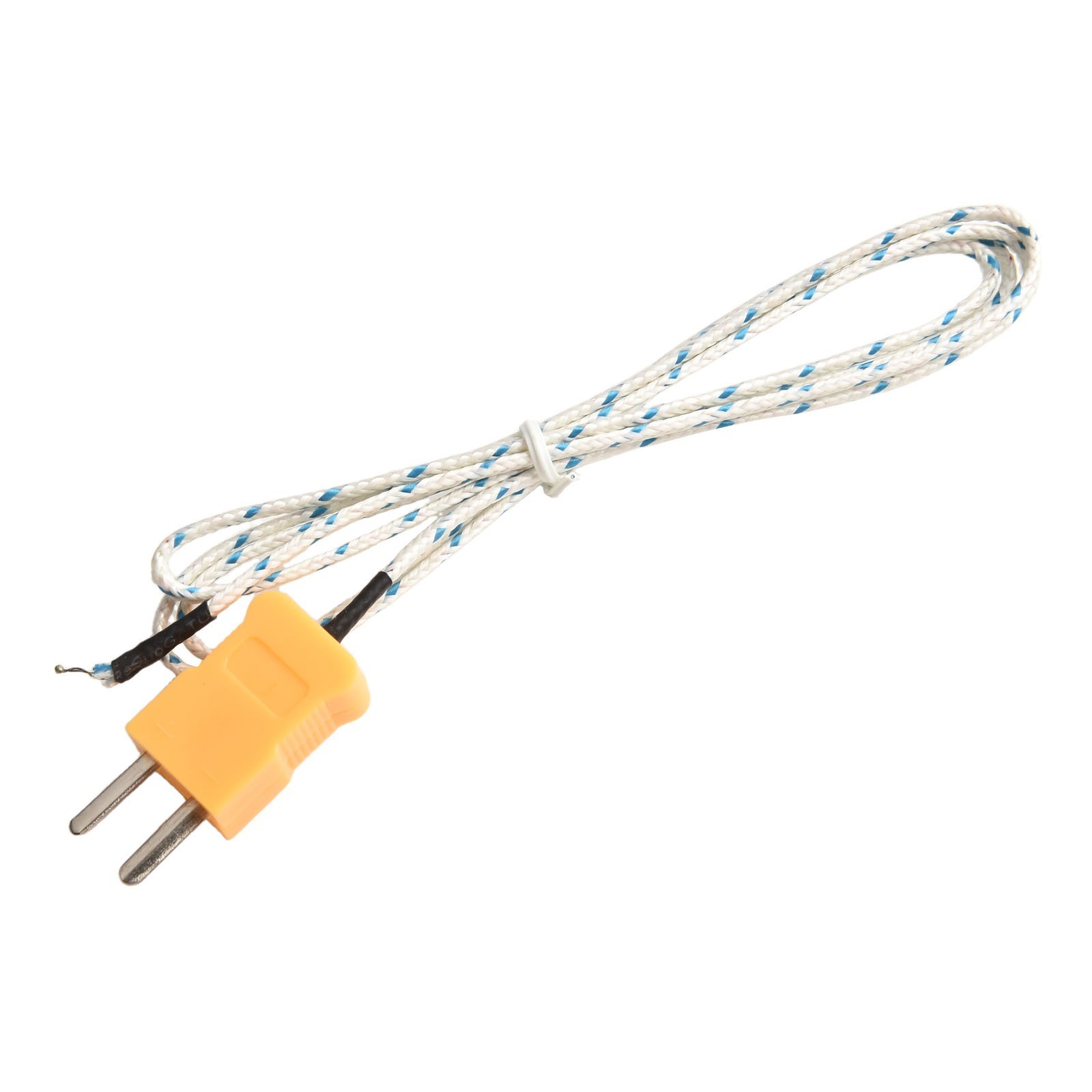 2pcs K type temperature probe high temperature temperature test 1 meter