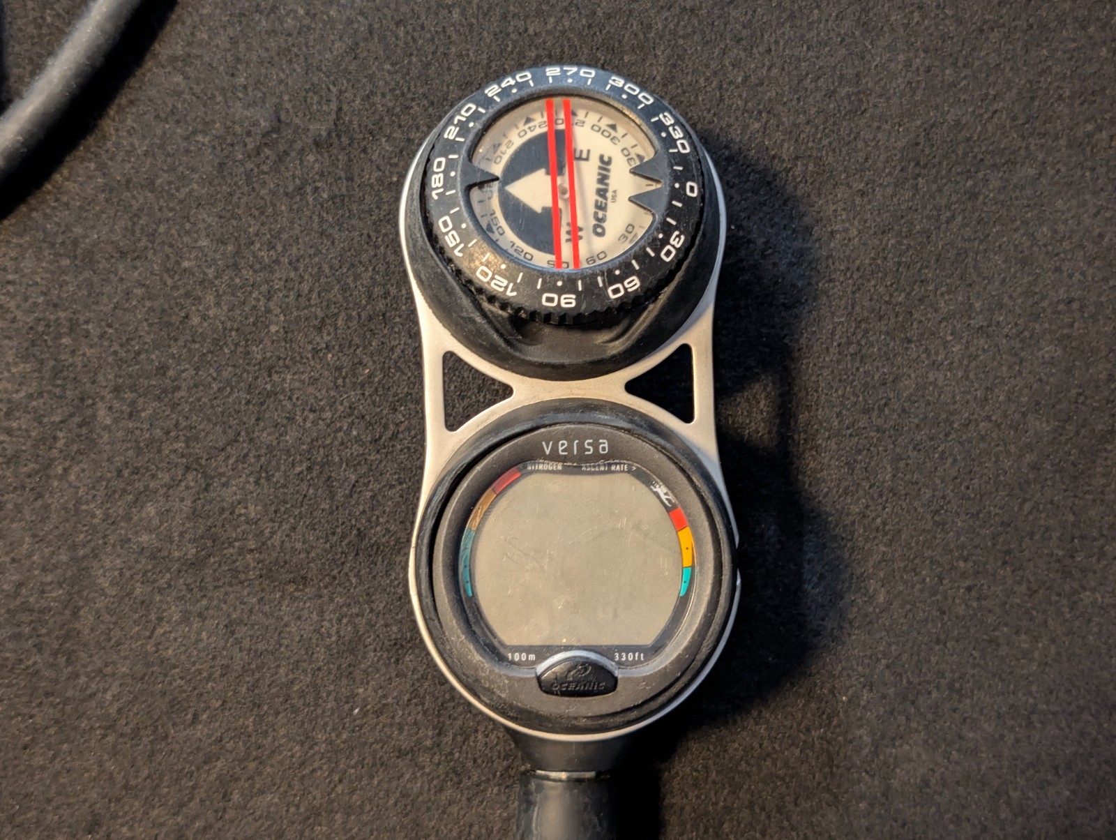 Atomic Aquatics Z1 Zirconium Regulator Setup W/Oceanic Versa Dive Computer