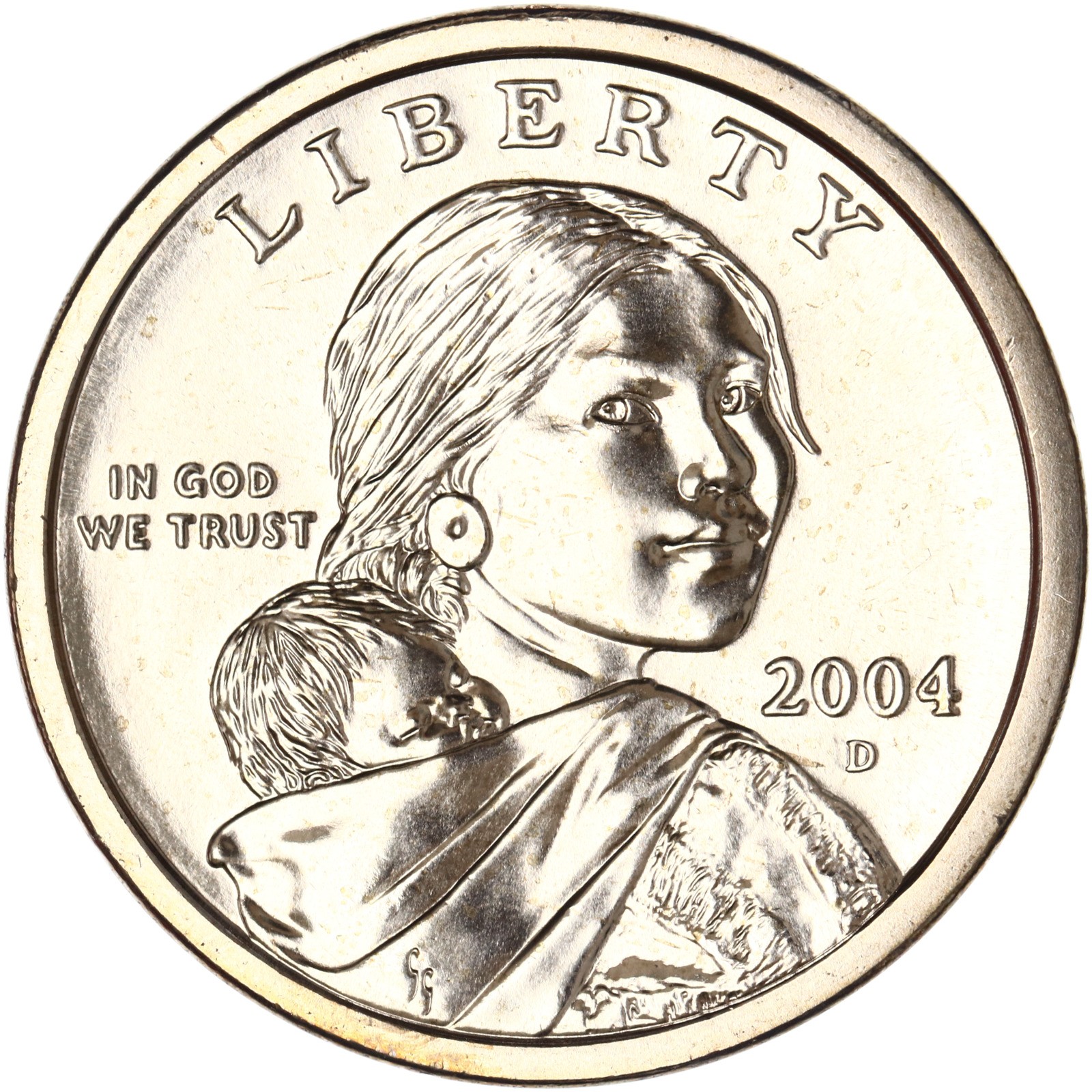 2004 D Native American Sacagawea Dollar Choice BU
