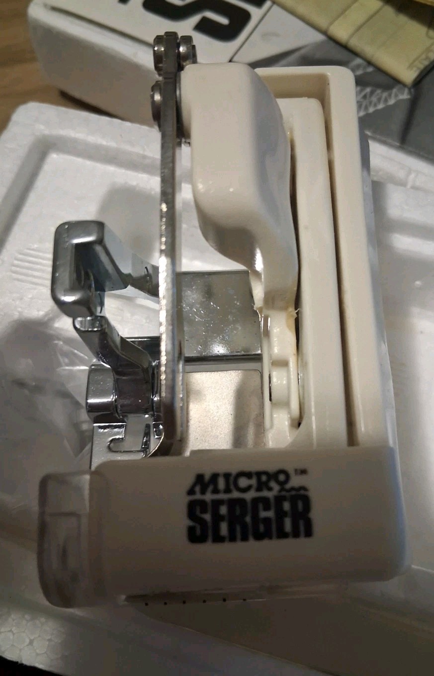 Micro Serger For Sewing Machines, Cutting Attachment + Sew + Overcast