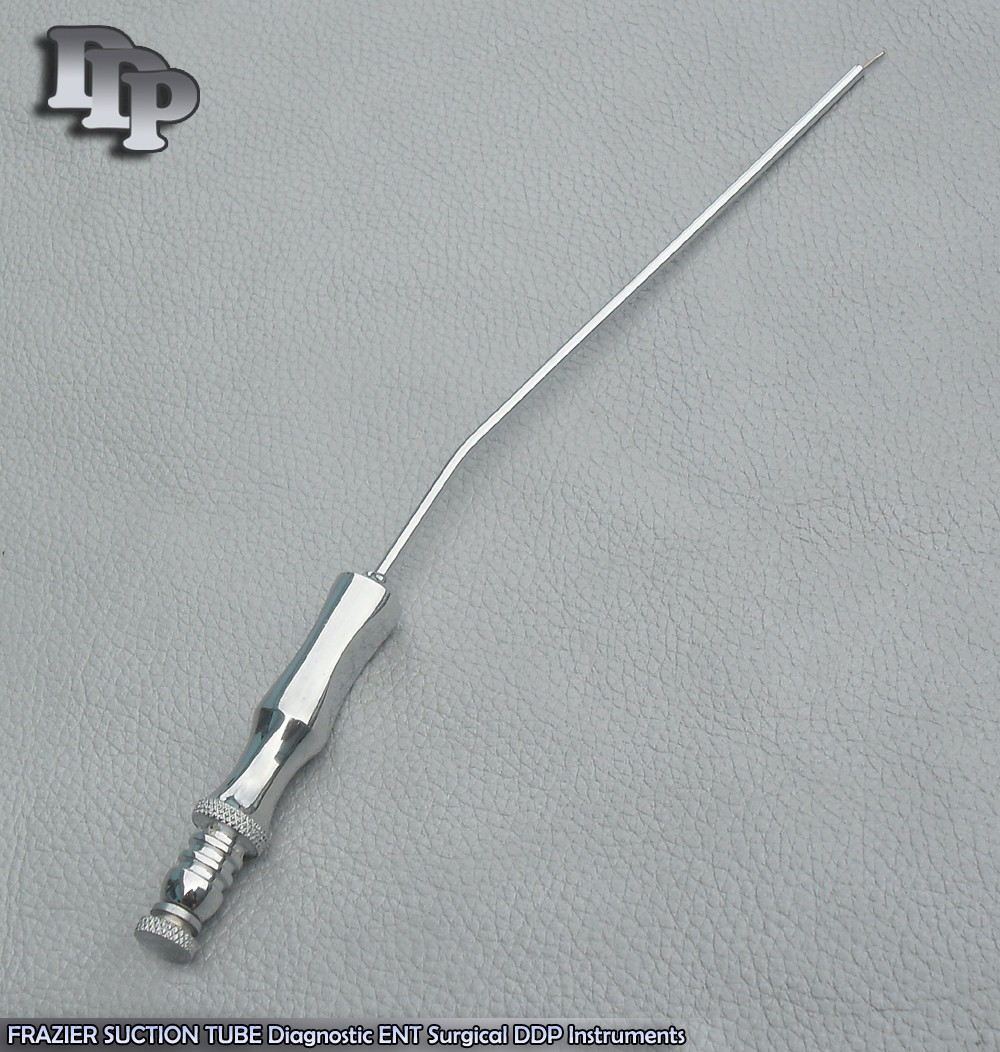 FRAZIER SUCTION ASPIRATOR SURGICAL TUBE 7 INCH 30 DEGREE CURVED 10 FR