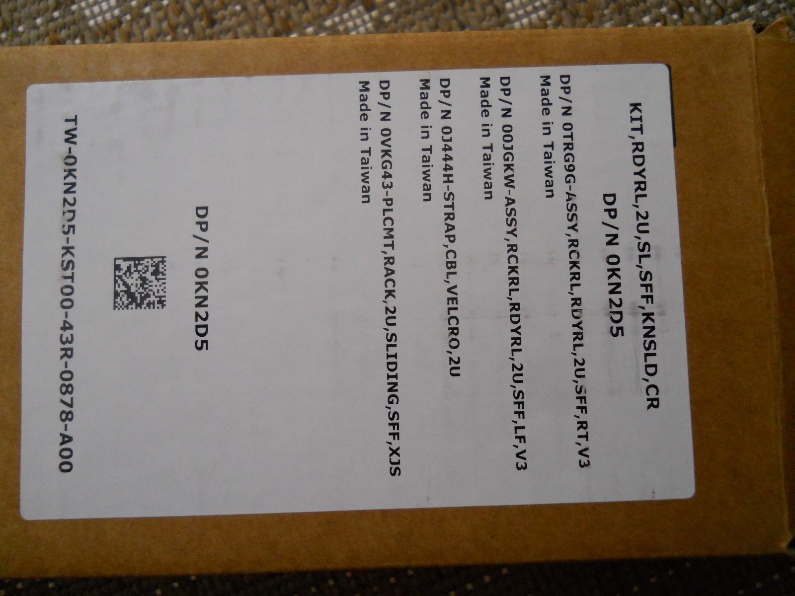 NEW Dell KN2D5 PowerEdge R750xs R760xs R550 Ready Rail Kit