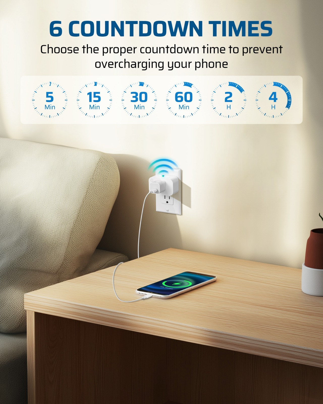 DEWNEWILS Remote Control Outlet w/ Timer, Indoor Remote Timer Outlet, 15A/1875W