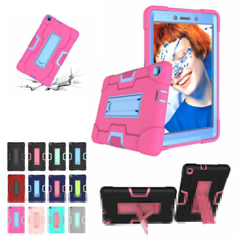 For Samsung Galaxy T290/T295 Shockproof Hybrid Kickstand Case+Screen Protector