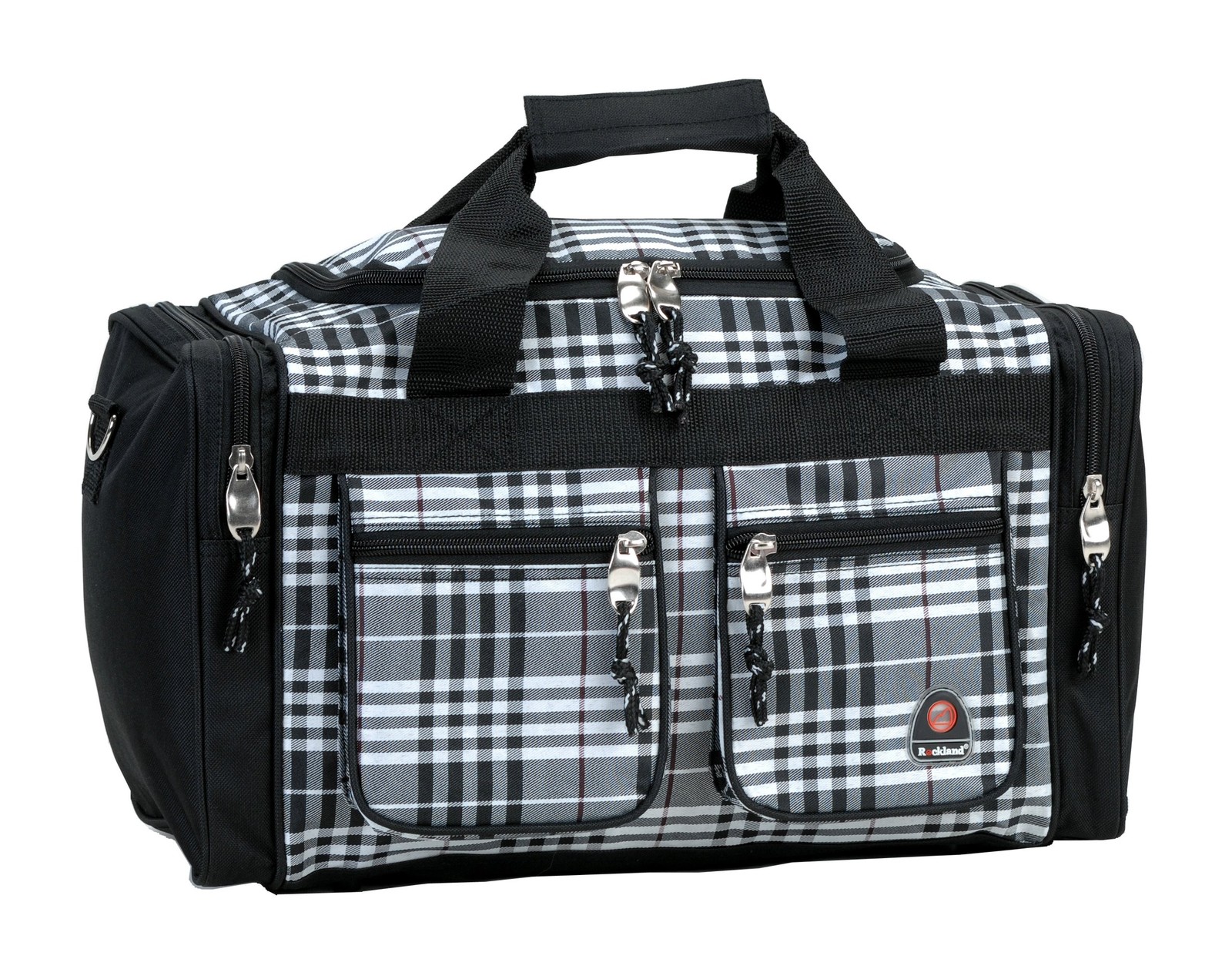Rockland Duffel Bag 19-Inch Black Cross