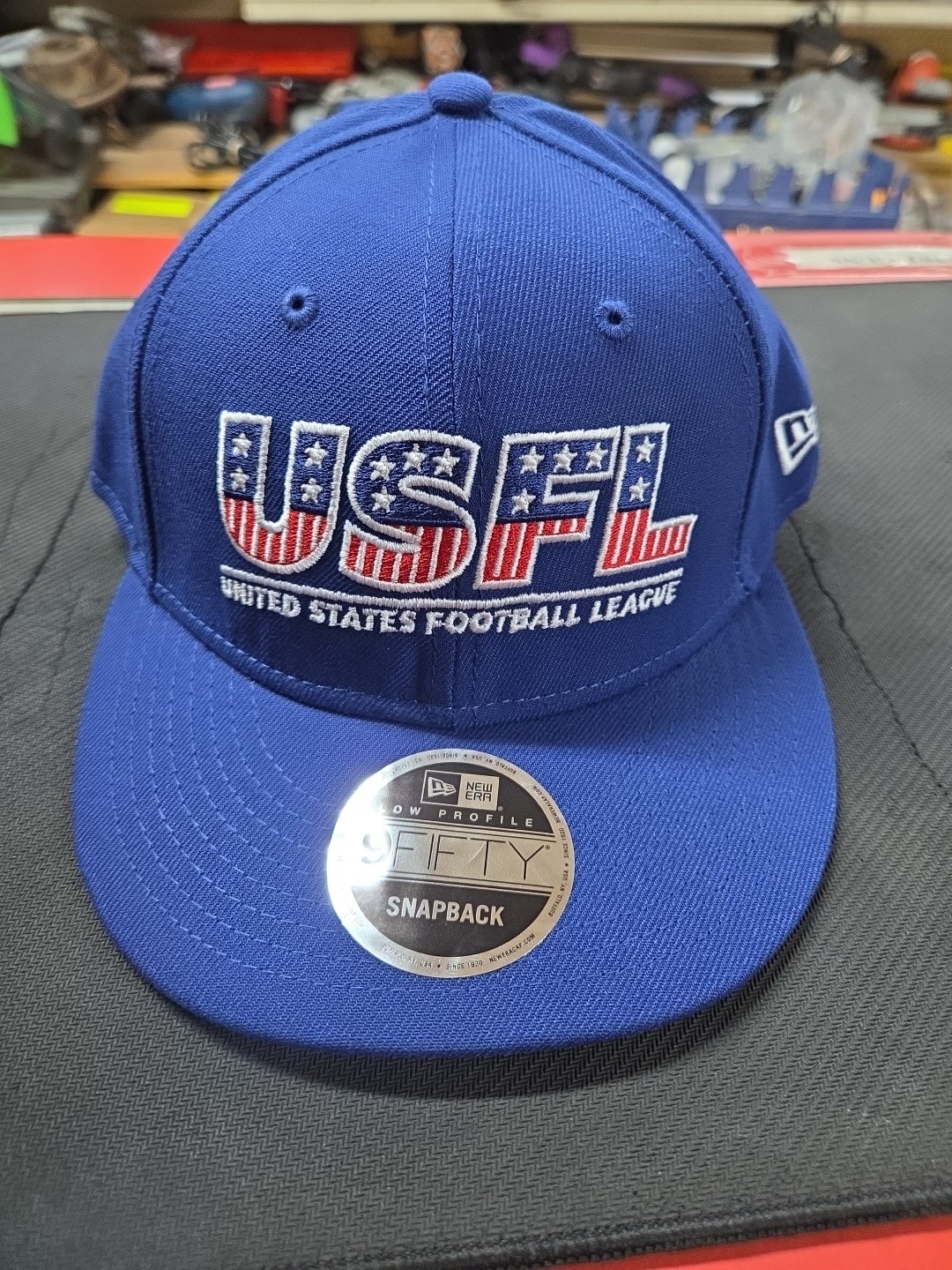 New Era USFL United States Football League American Flag Snapback Hat FREE SHIP!