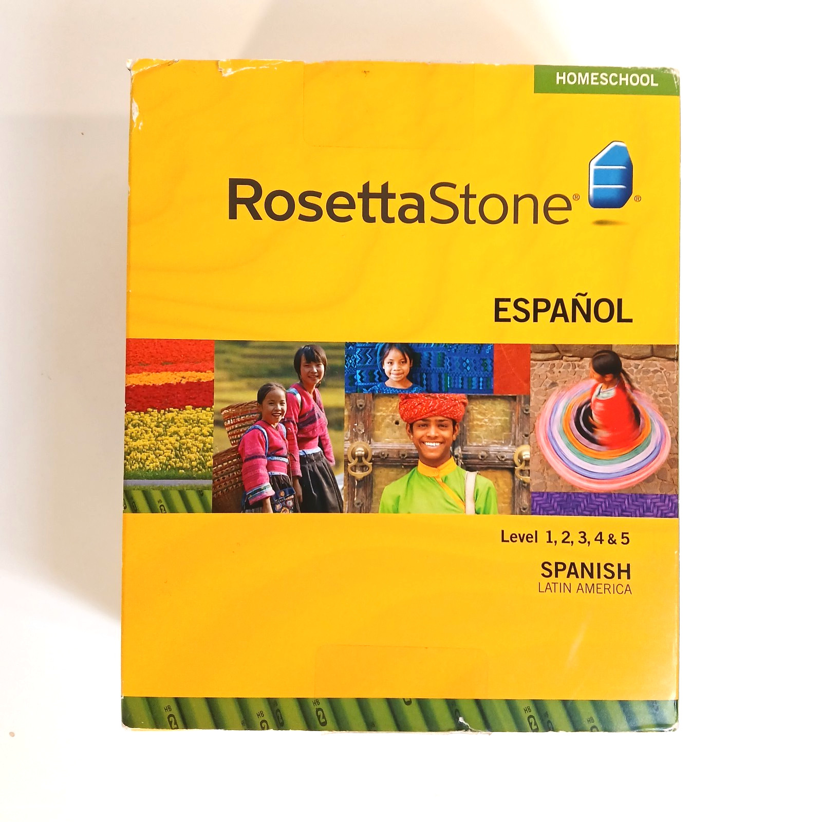 Rosetta Stone Spanish Espanol Version 3 Levels 1-5 CD-ROM Win/Mac Homeschool