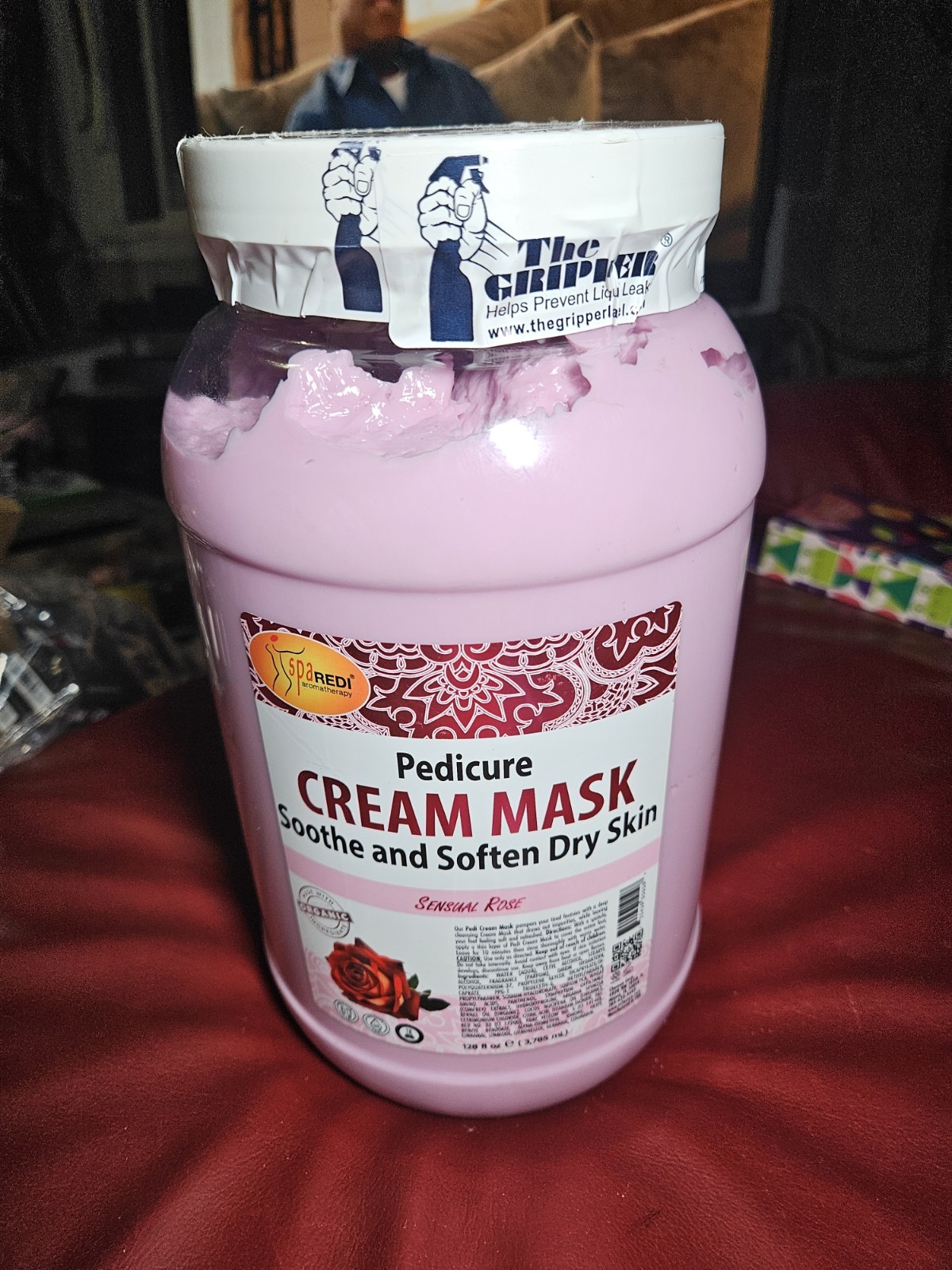Spa Redi Pedi Pedicure Cream Mask - Sensual Rose 128 oz