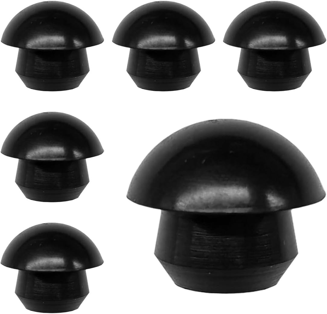 6PCS Bottle Jack Floor Jack Oil Filler Plug, 8Mm Rubber Hydraulic Oil Filler Plu