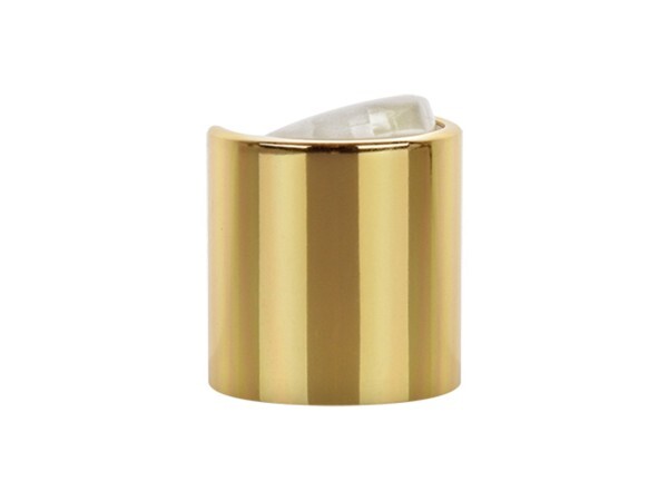 Gold Dispensing Smooth Disc Cap Top 24-410
