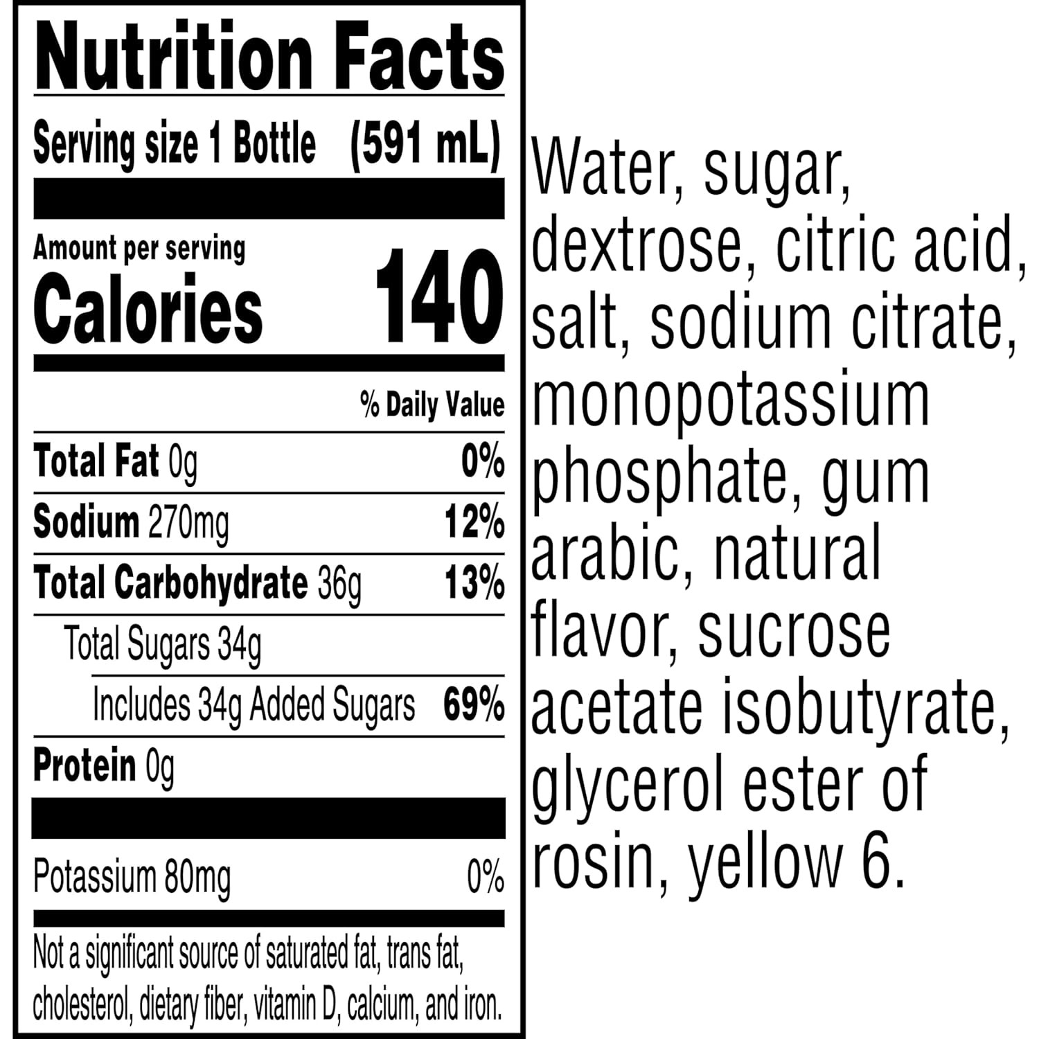 Thirst Quencher, Orange, 20 Fl Oz Bottles, 8 Pack