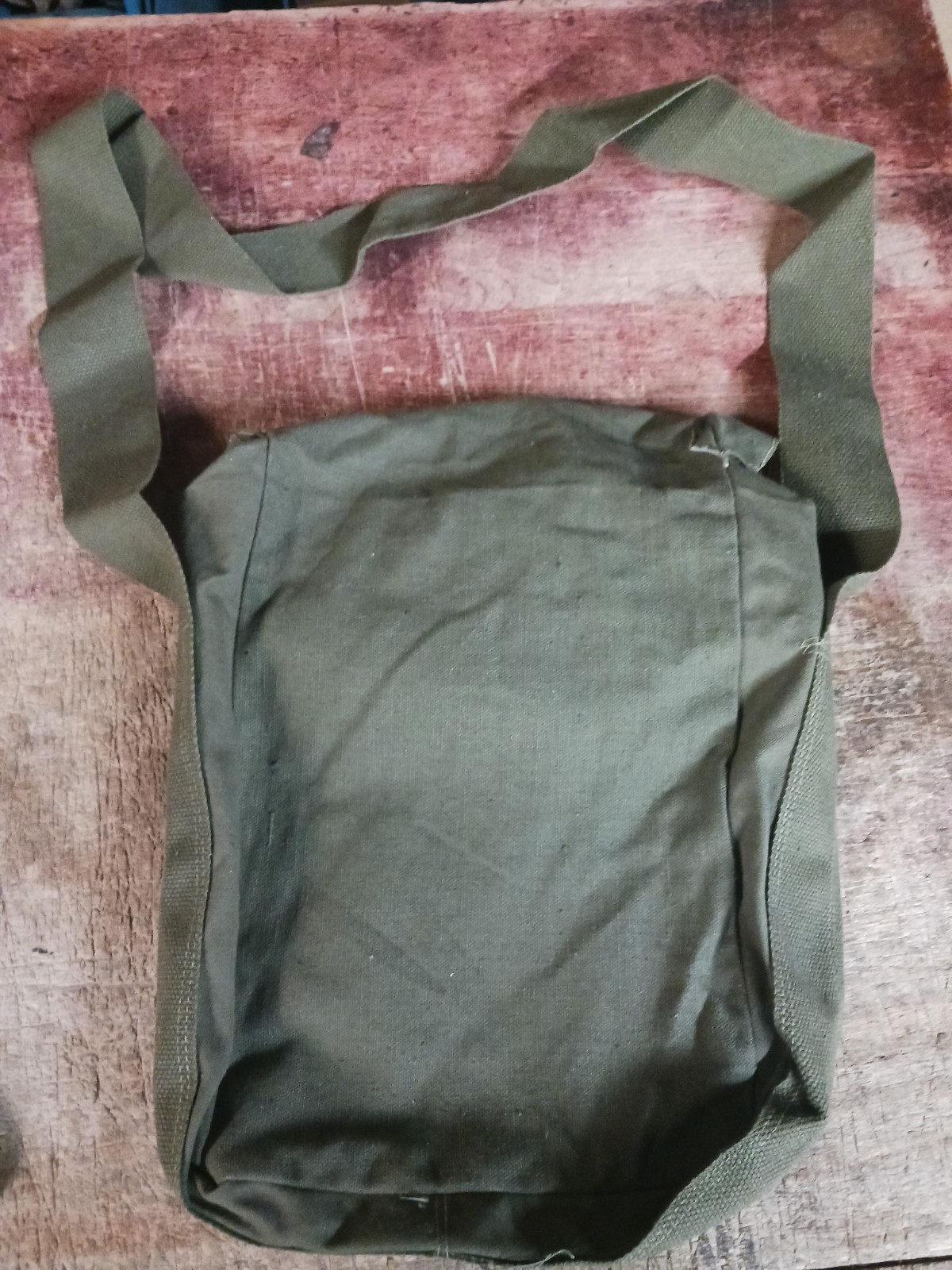 USGI Vietnam Canvas Demo Bag With Computing Tape Measure