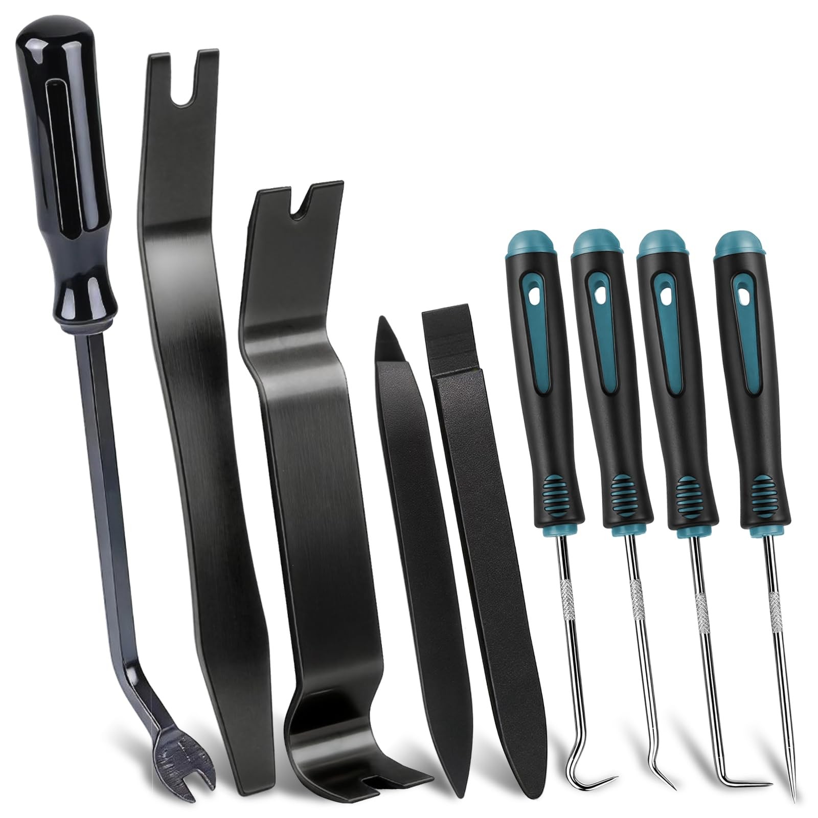 Aleric 9 Pcs Auto Trim Removal Tool Kit - Plastic Pry for Door Panel...