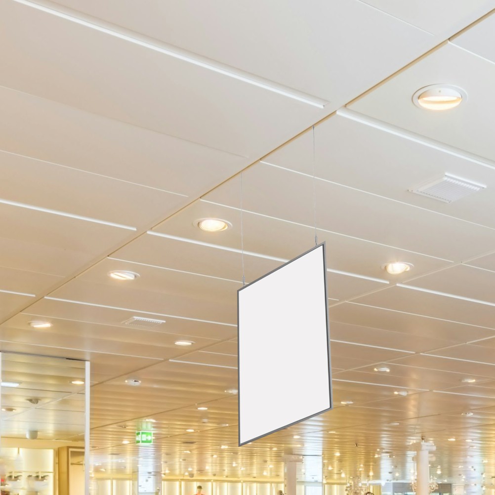 2 Pcs Hanging Chart Wire Hook Ceiling Hangers for Decoration Lights
