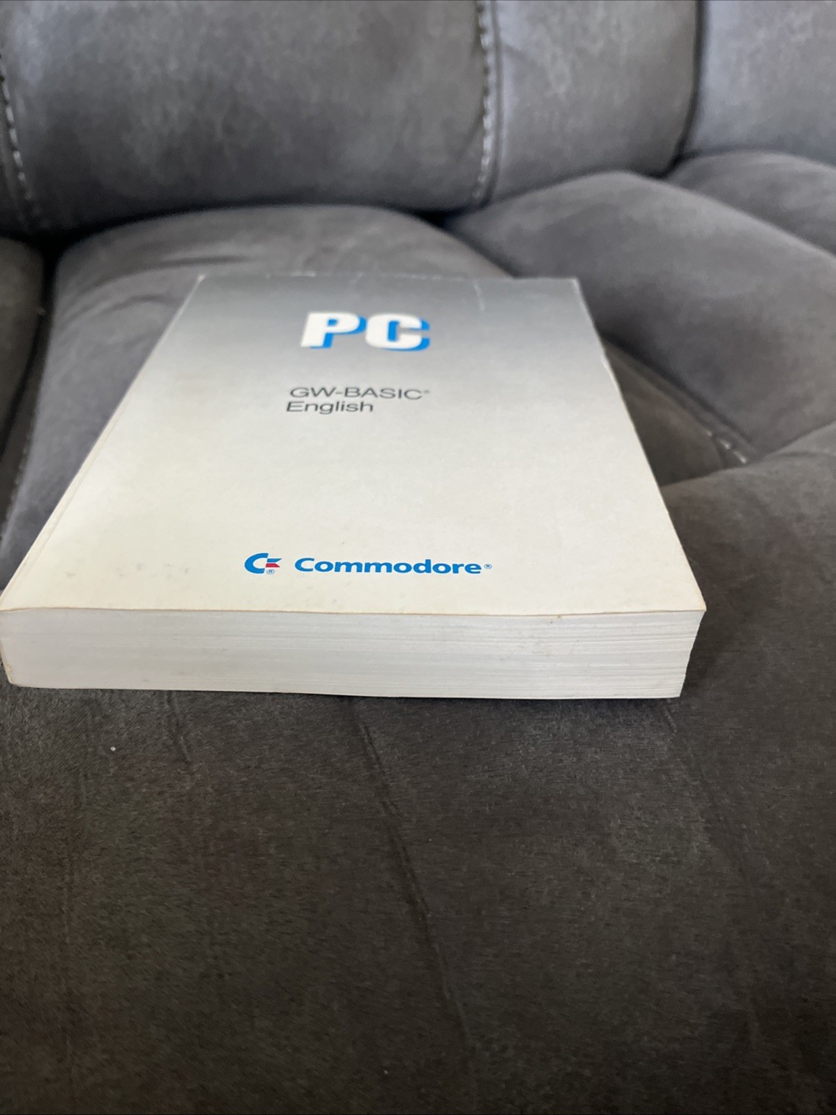 PC GW-BASIC English Commodore Book Manual 319292-01 Amiga