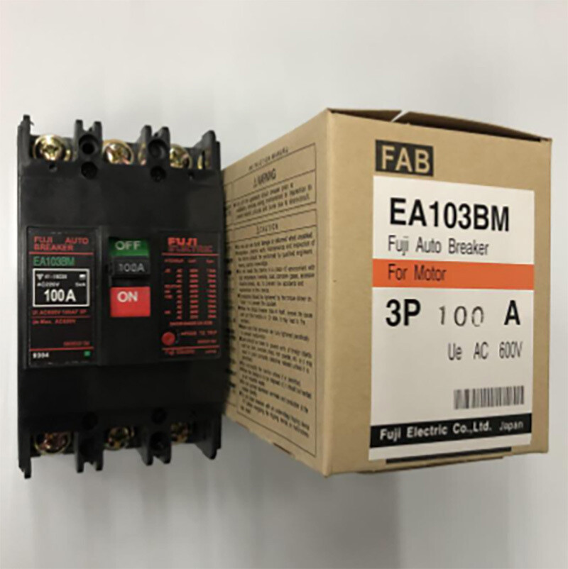 One New Fuji EA103BM 3P 100A Circuit Breake #Y
