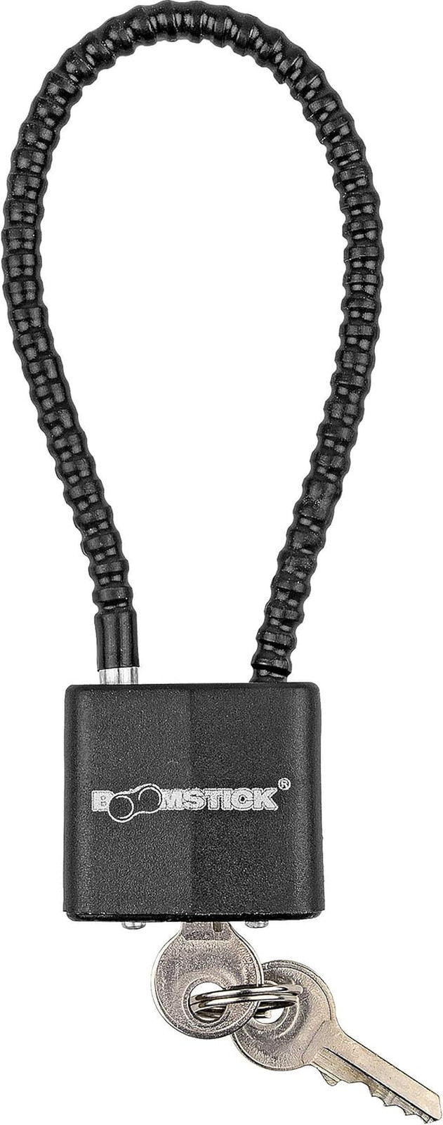 Heavy Duty 9” Steel Gun Cable Lock with Key - Universal Fit for Firearms