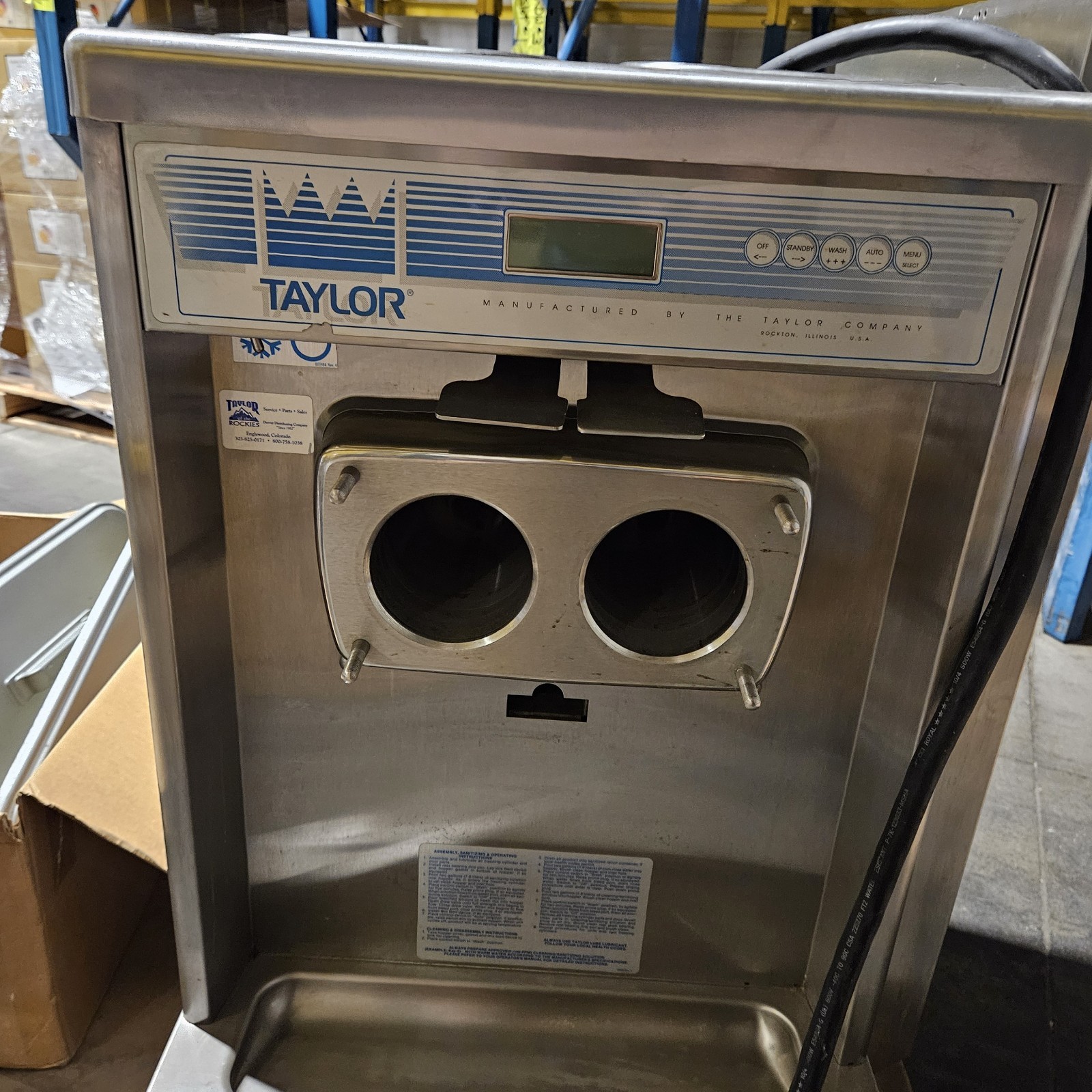 Taylor Ice Cream Machine Model 337-33  2 Heads And Twist