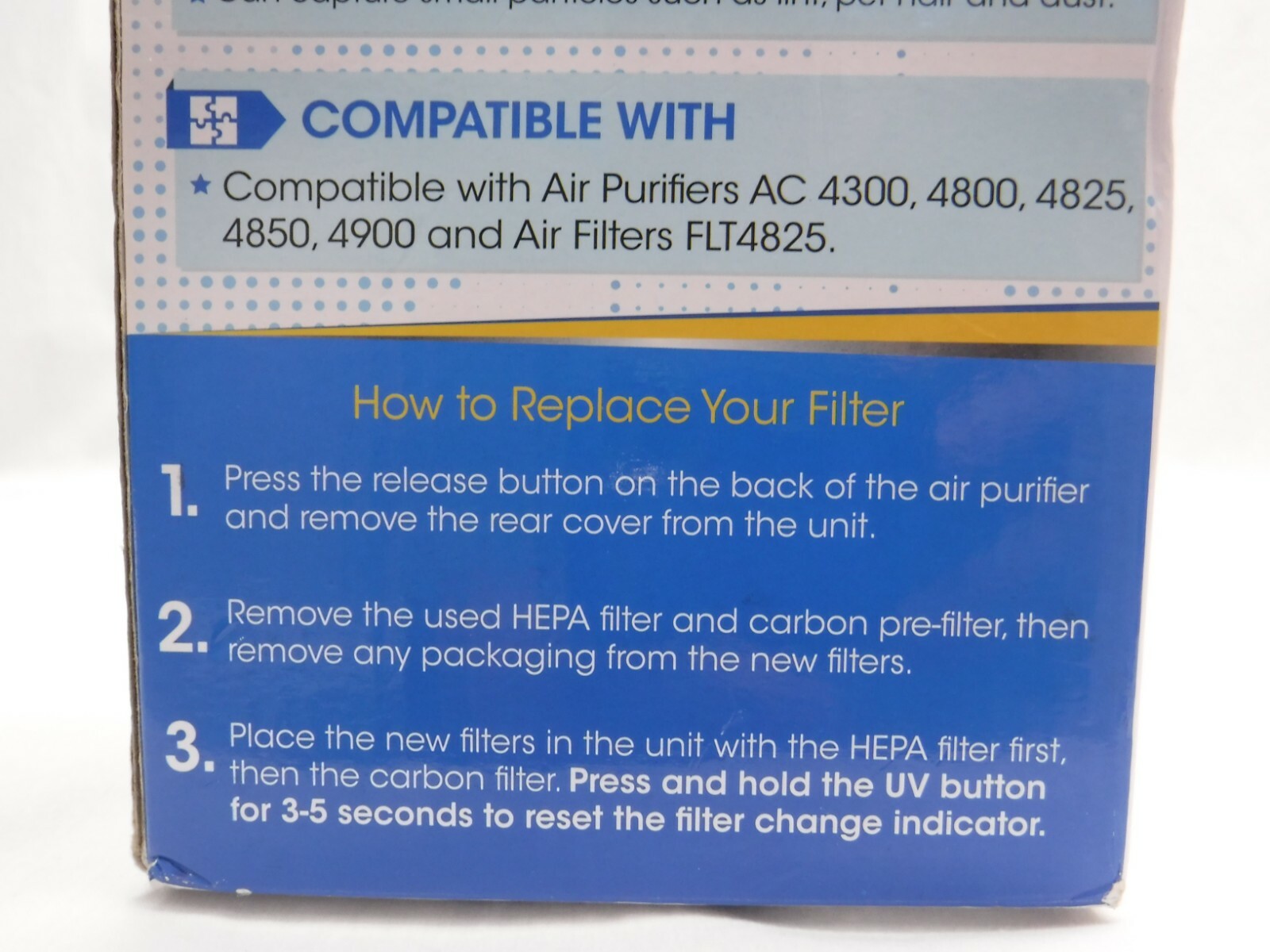 VEVA Premium HEPA Replacement Filter 2 Pack + 8 Carbon Pre-Filters Model GG48252