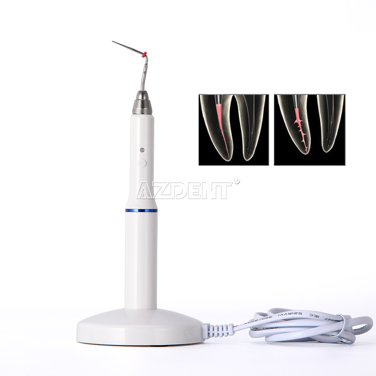 Dental Cordless Gutta Percha Obturation System Endo Heated Pen Handle/4pcs Tips