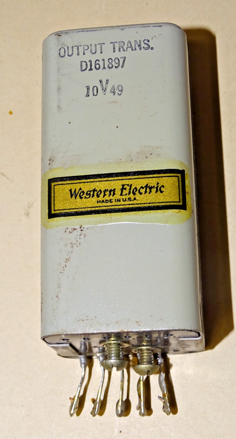Western Electric Type D161897 Output Transformer, 178D, Good