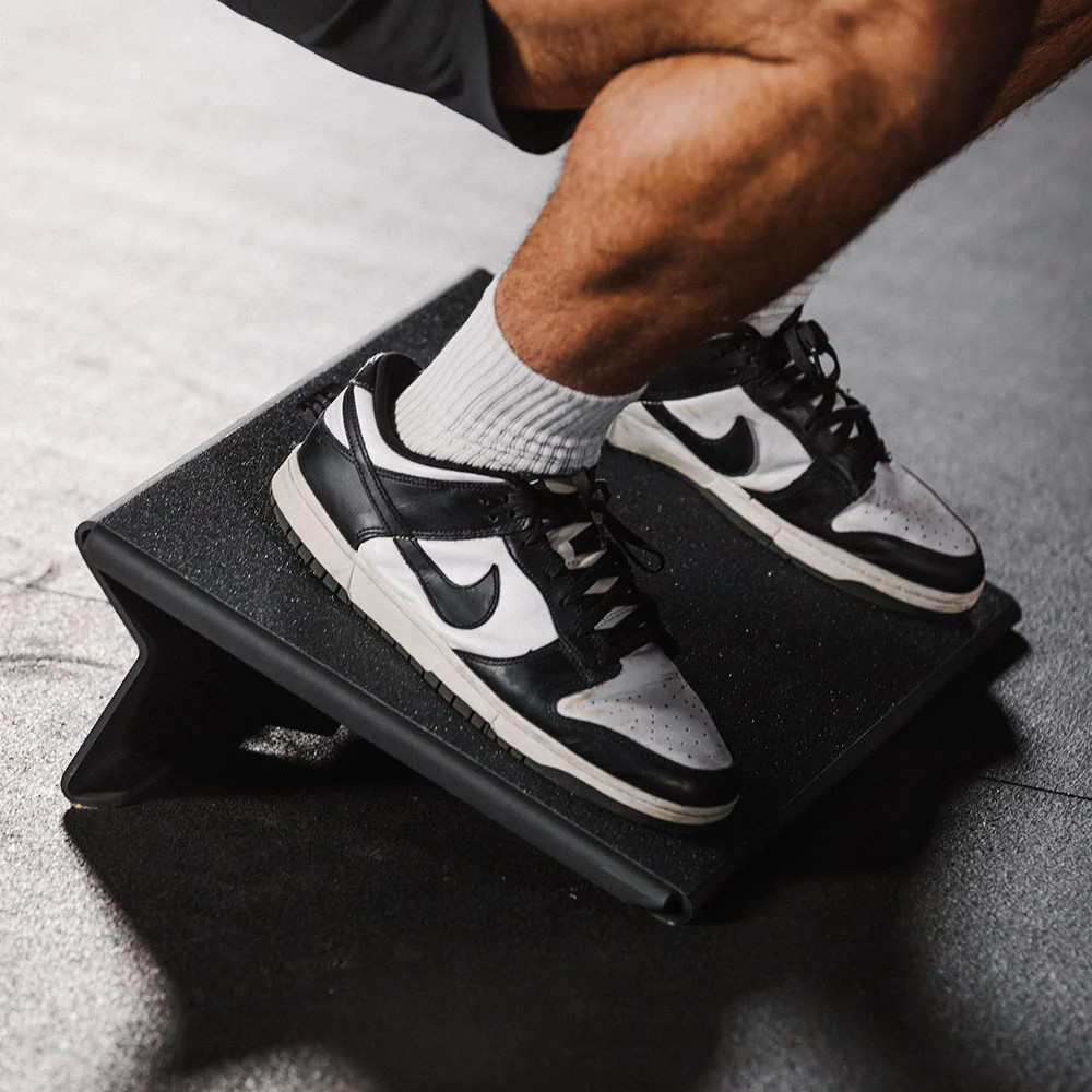 Titan Fitness Squat Wedge, Single 20.5" Wide, 22.5-Degree Incline Slant Board