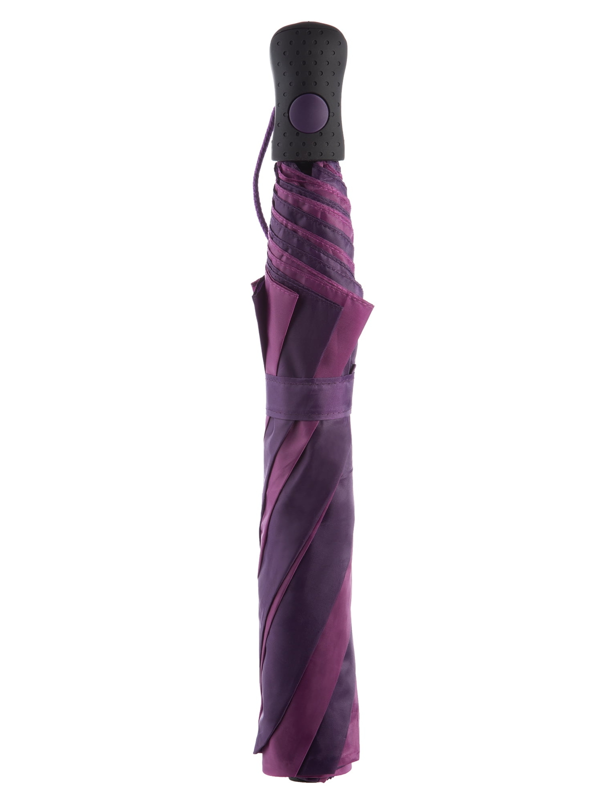Totes Recycled Canopy Auto Open Rain Umbrella Purple Multi,Automatic