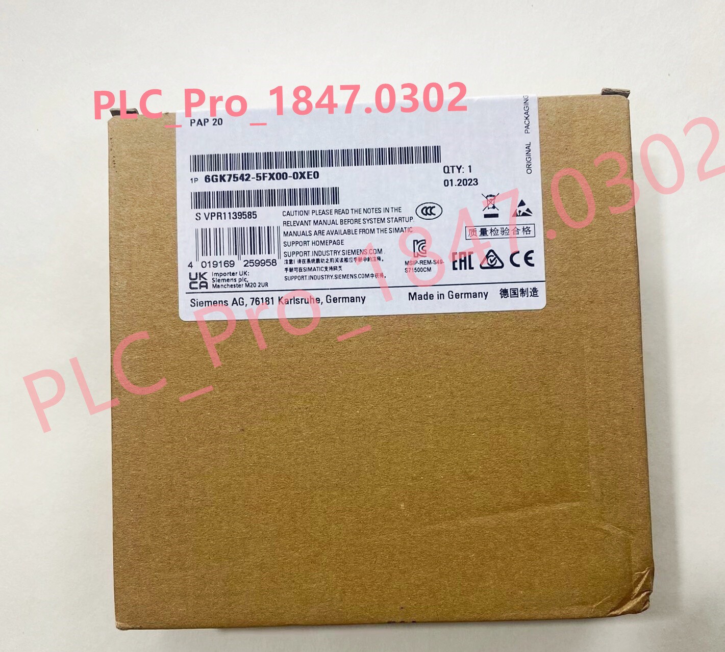 6GK7542-5FX00-0XE0 1PCS Brand New  Siemens  6GK7 542-5FX00-0XE0  Fast shipment