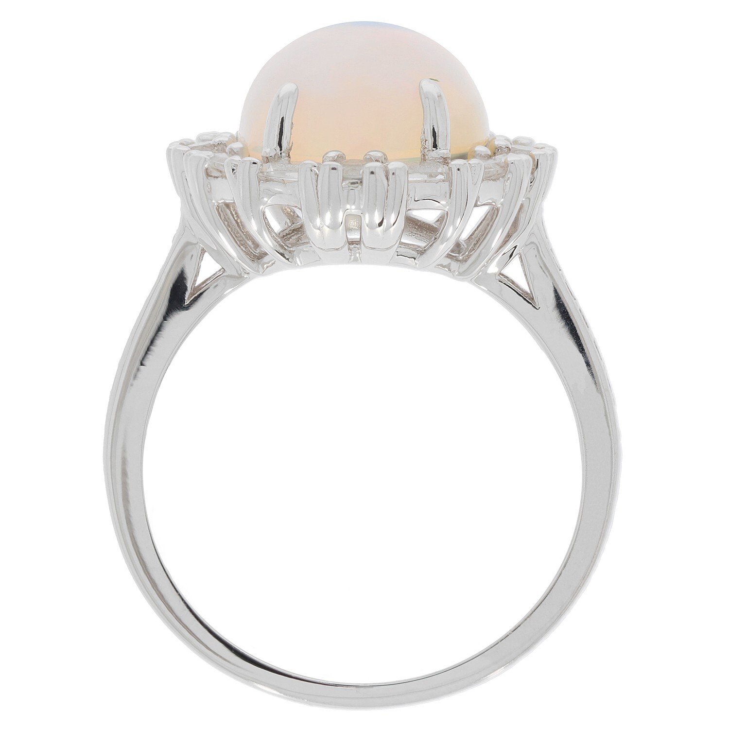 Sterling Silver Semi Mount Ring Setting Oval OV 14X10mm