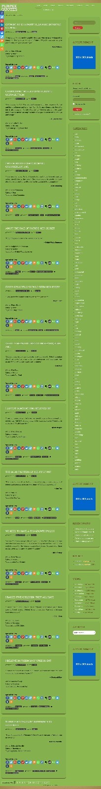 Quotes Website with 40000 Quotations - WordPress Website