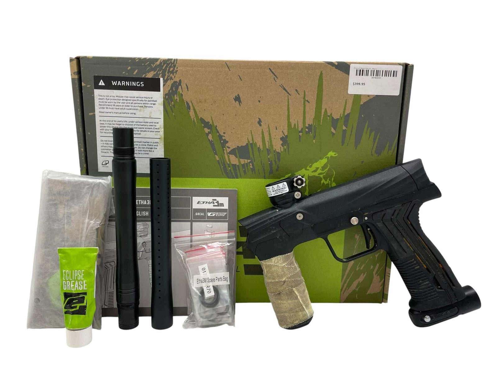 Planet Eclipse Etha 3m Black Paintball Gun